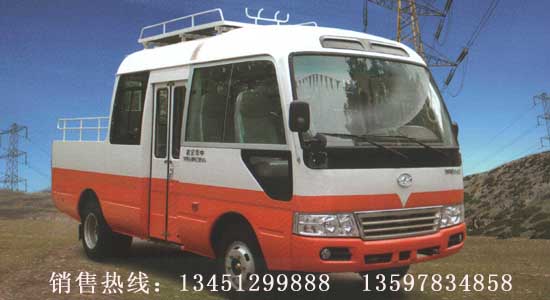 江淮6米9座汽油機(jī)電力工程車（國(guó)四）