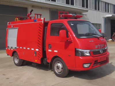 東風途逸單排1噸水罐消防車（上藍牌）